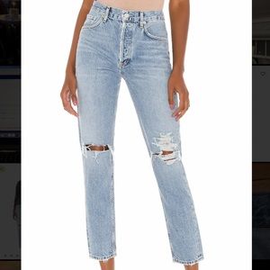 AGOLDE Jamie High Rise Classic in Spectator, Size 26, Never worn